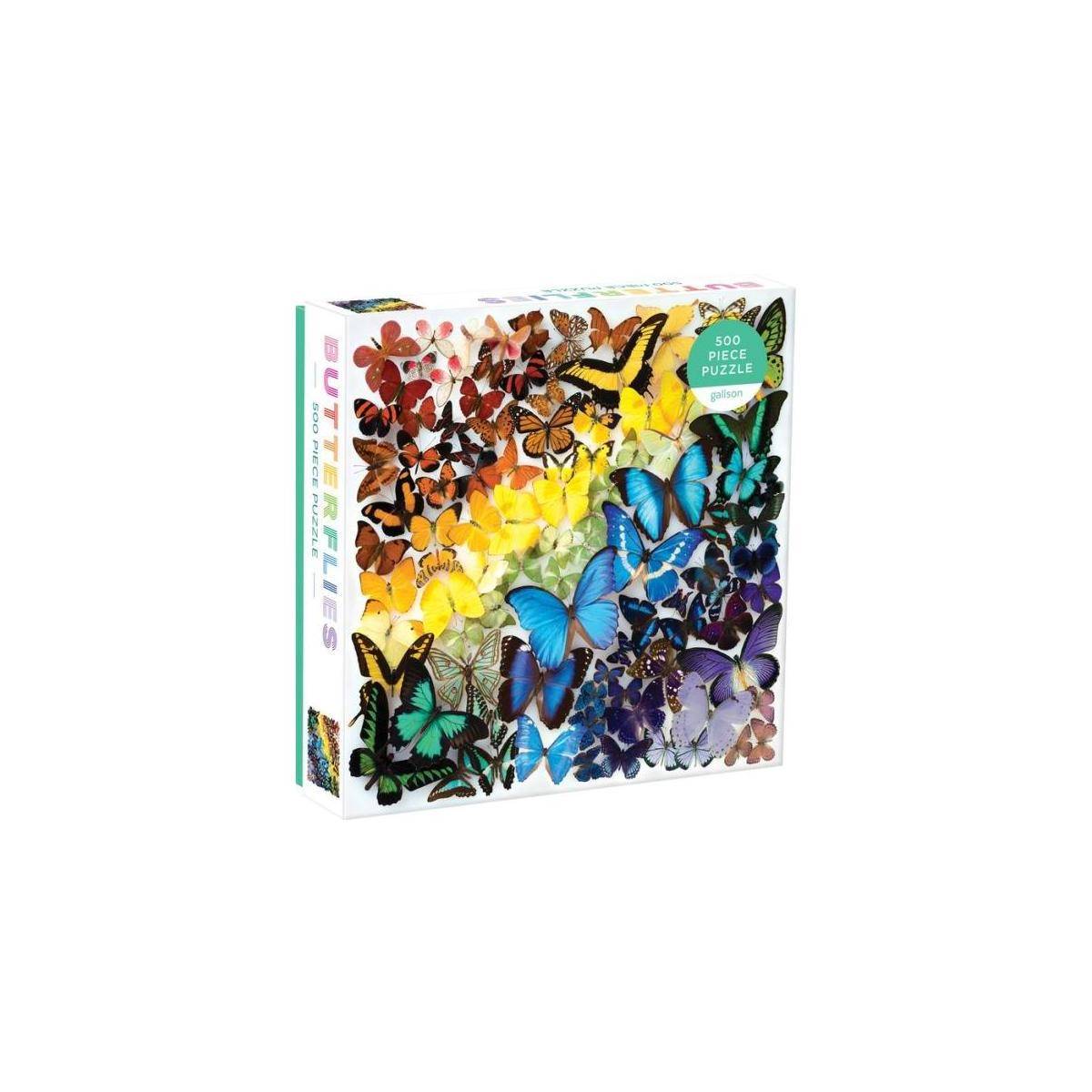 62567 - Rainbow Butterflies - Puzzle, 500 Teile