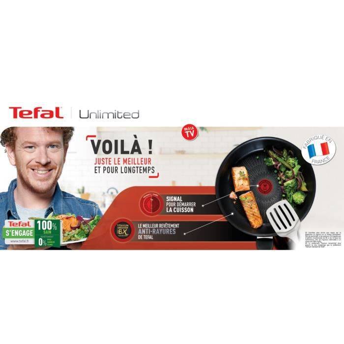 TEFAL G2550102 19 cm UNBEGRENZTE Pfanne - Alle Kochfelder einschließlich Induktion - Schwarz