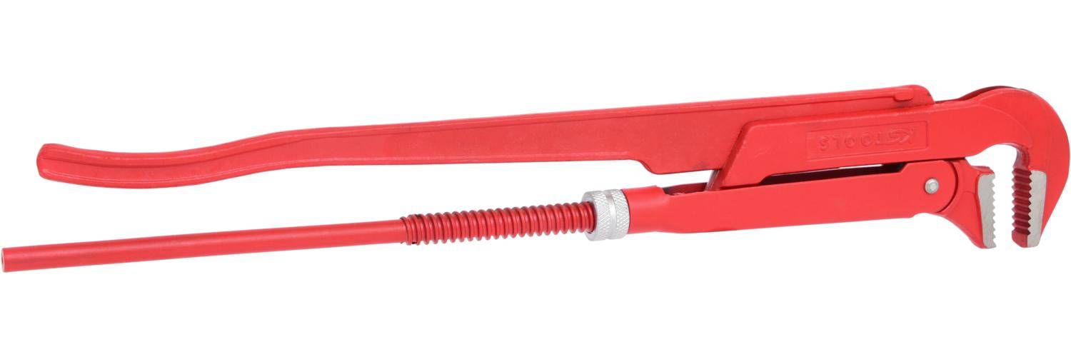 KS TOOLS Eckrohrzange, 90 gewinkelt, 3"