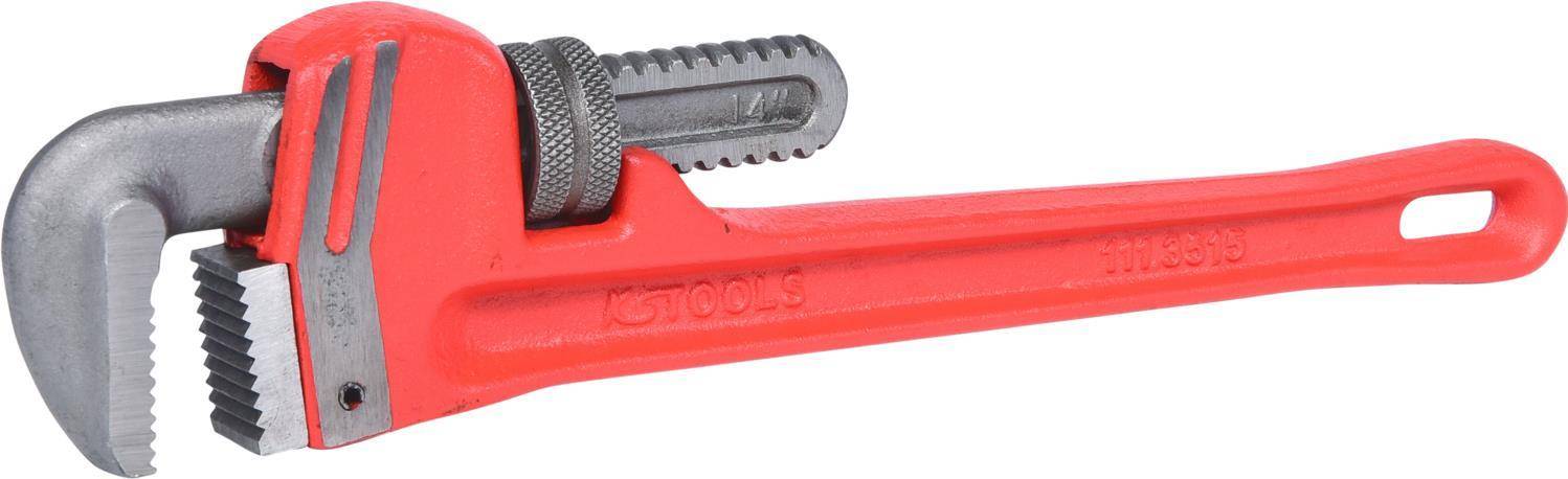 KS TOOLS Stahl-Einhand-Rohrzange, 350 mm (111.3515)
