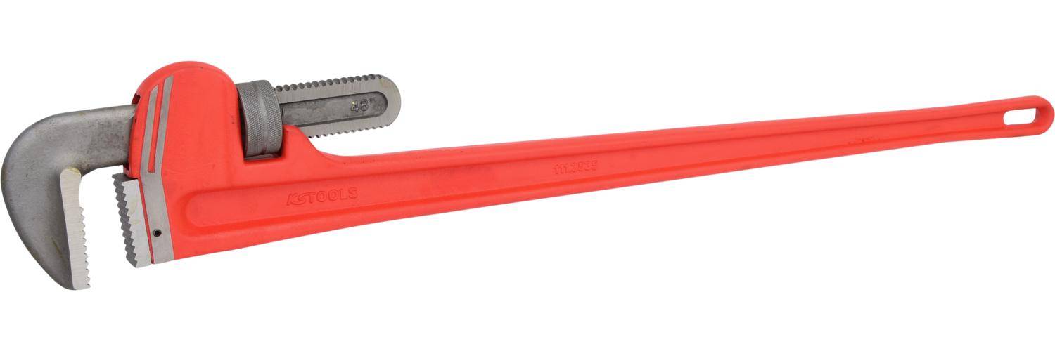 KS TOOLS Stahl-Einhand-Rohrzange, 1200 mm
