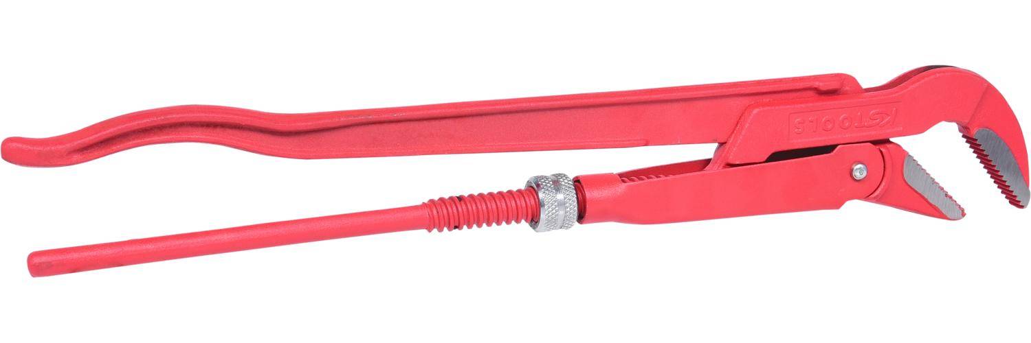 KS TOOLS Eckrohrzange, 45 gewinkelt, 2"