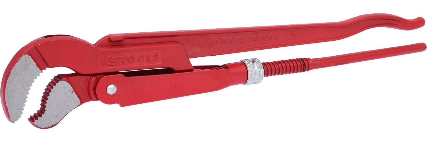 KS TOOLS 45 gewinkelte Eckrohrzange, 2"