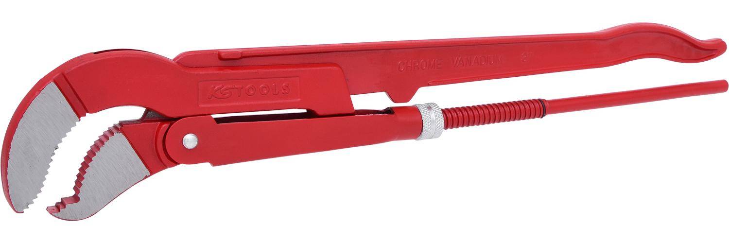 KS TOOLS 45 gewinkelte Eckrohrzange, 3"