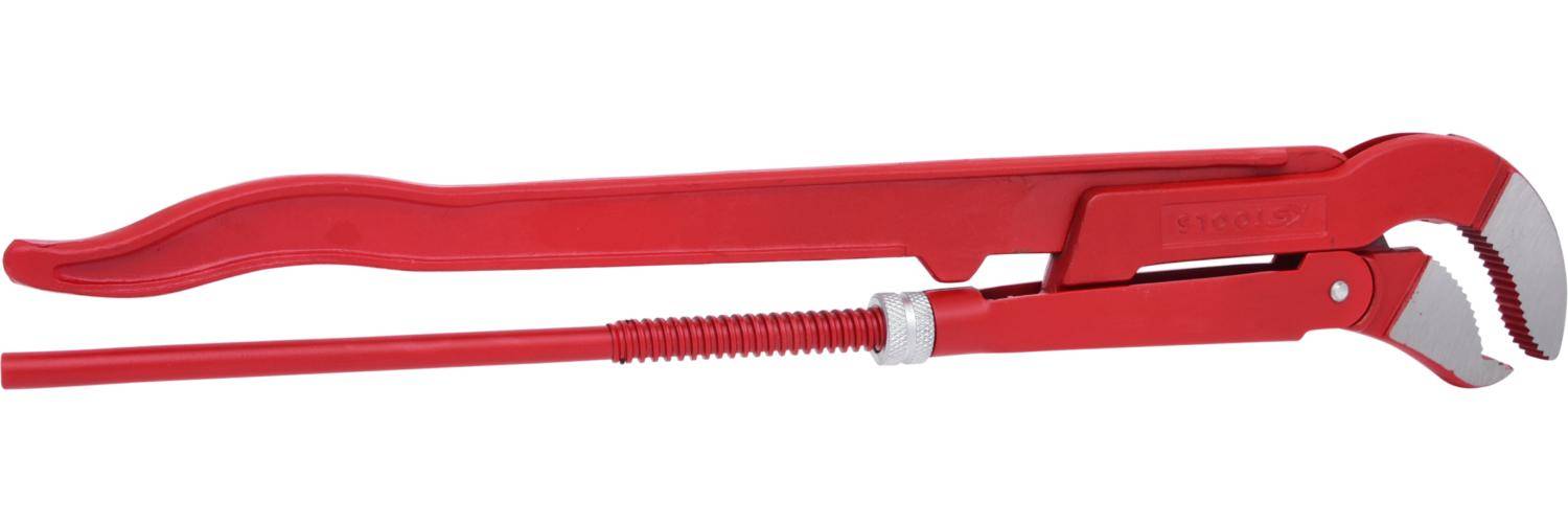 KS TOOLS 45 gewinkelte Eckrohrzange, 3"