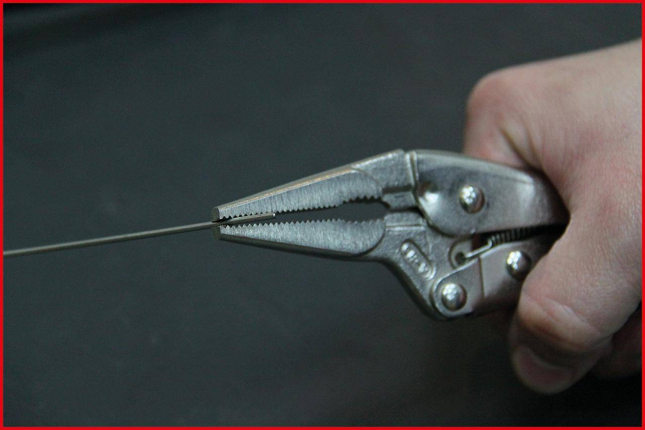 KS TOOLS Langbacken-Gripzange, 125mm