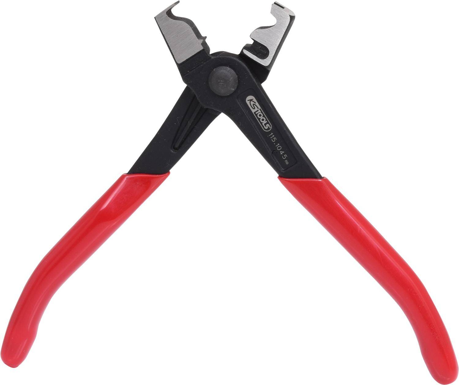 KS TOOLS Click-Schlauchschellenzange, geschmiedet, 180mm