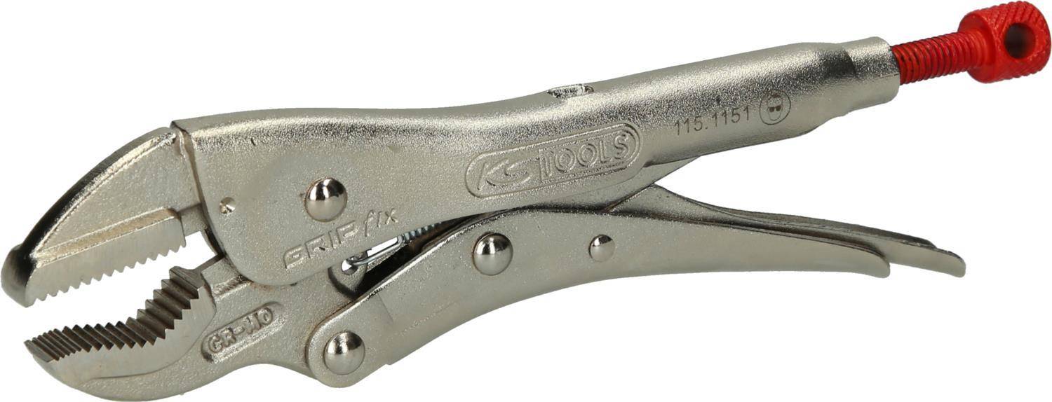 KS TOOLS Gripzange, V-Backen, 185 mm (115.1151)