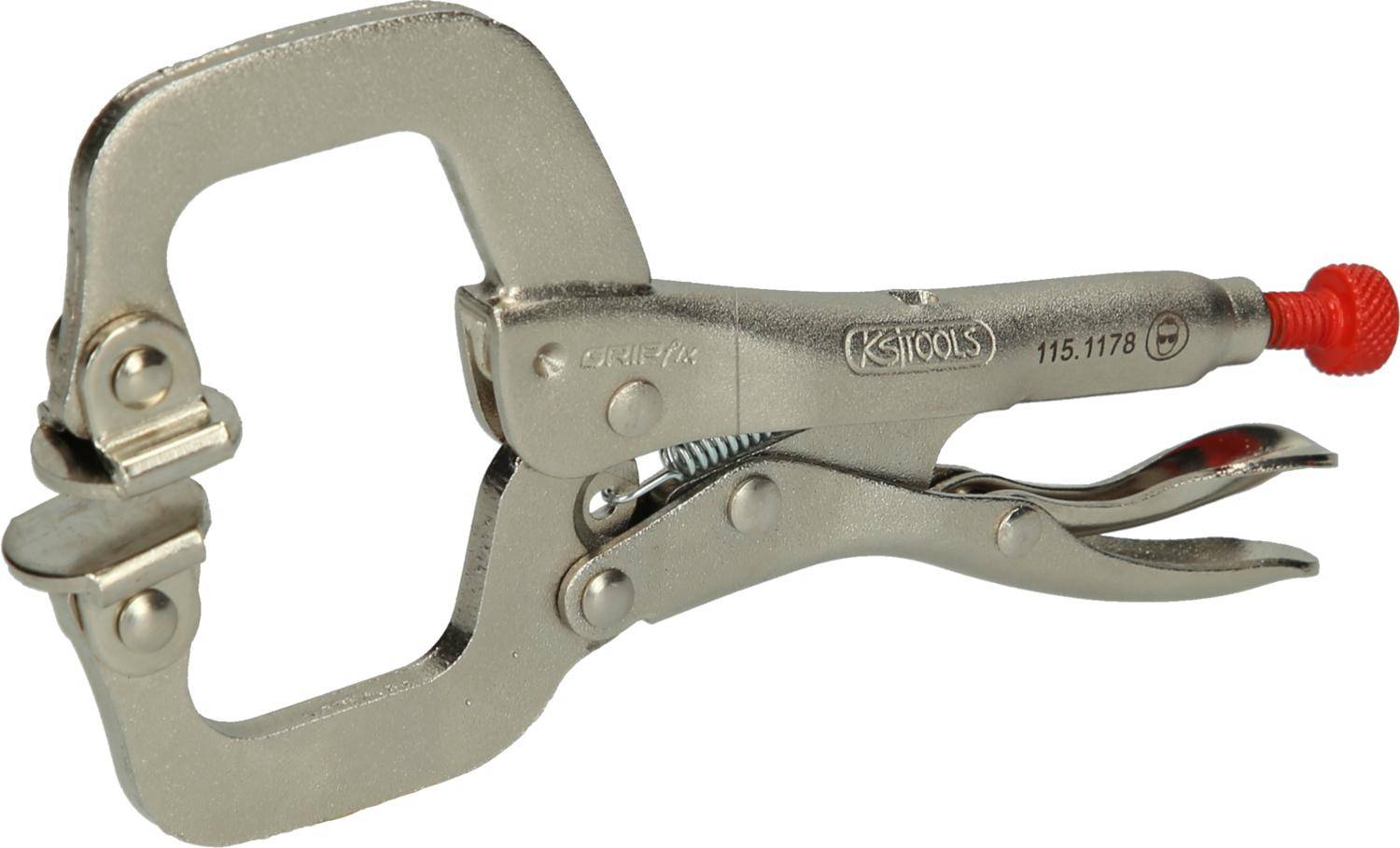 KS TOOLS Schwei-Klammer-Gripzange beweglichen Spannbacken 0-25mm