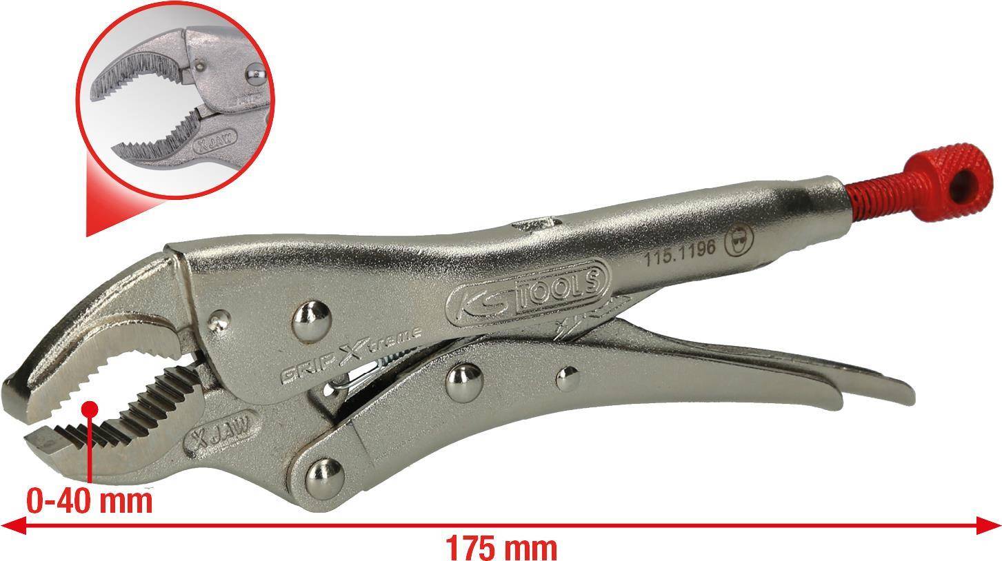 KS TOOLS Gripzange 17,80cm (7'') GRIP Xtreme (115.1196)
