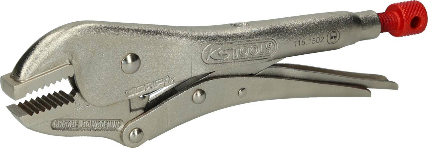 KS TOOLS Gripzange, gerade Backen, 45,5mm, L=225mm