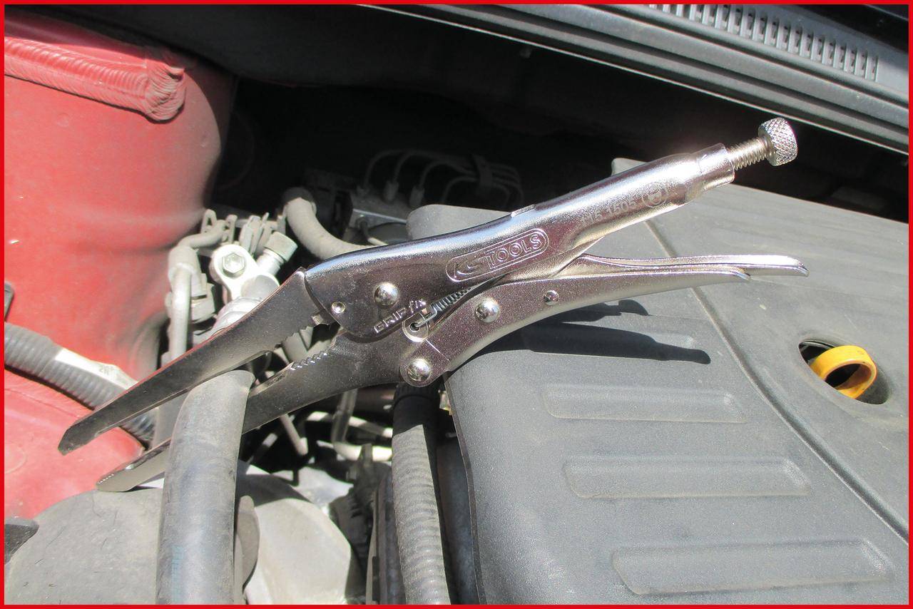 KS TOOLS Abklemmzange fr Rohrleitungen, 86mm