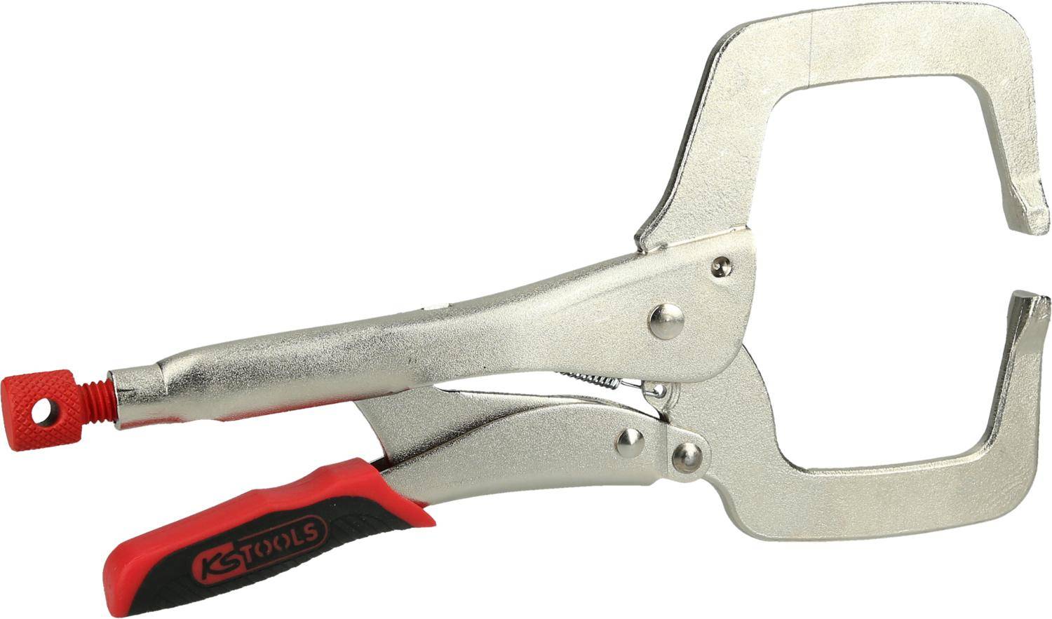 KS TOOLS Schwei-Klammer-Gripzange mit Easy-Release, 280mm