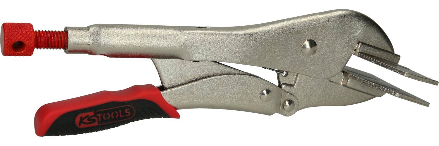 KS TOOLS Breitmaul-Flachbacken-Gripzange mit Easy-Release, 250mm