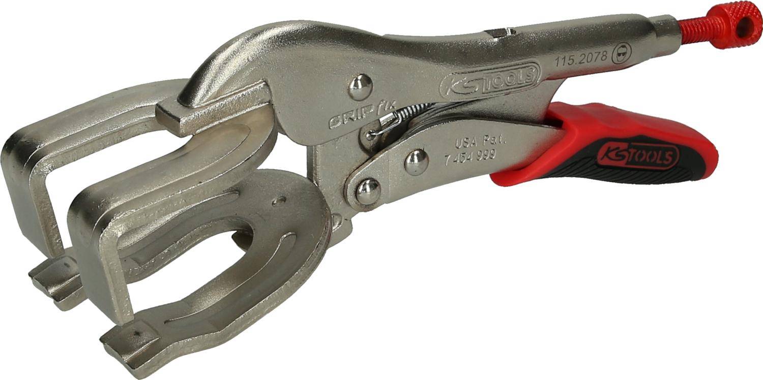 KS TOOLS Schwei-Gripzange mit Easy-Release, 45mm, L=220mm