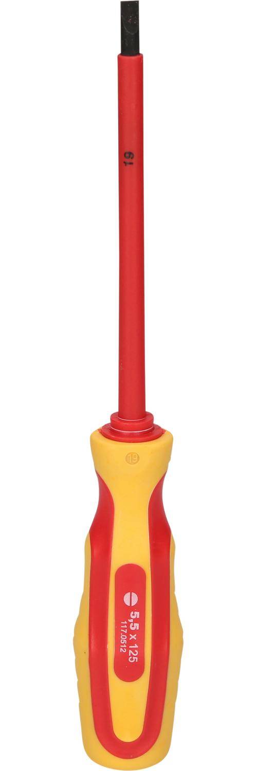 KS TOOLS ERGOTORQUE VDE Schlitz-Schraubendreher, 5,5mm