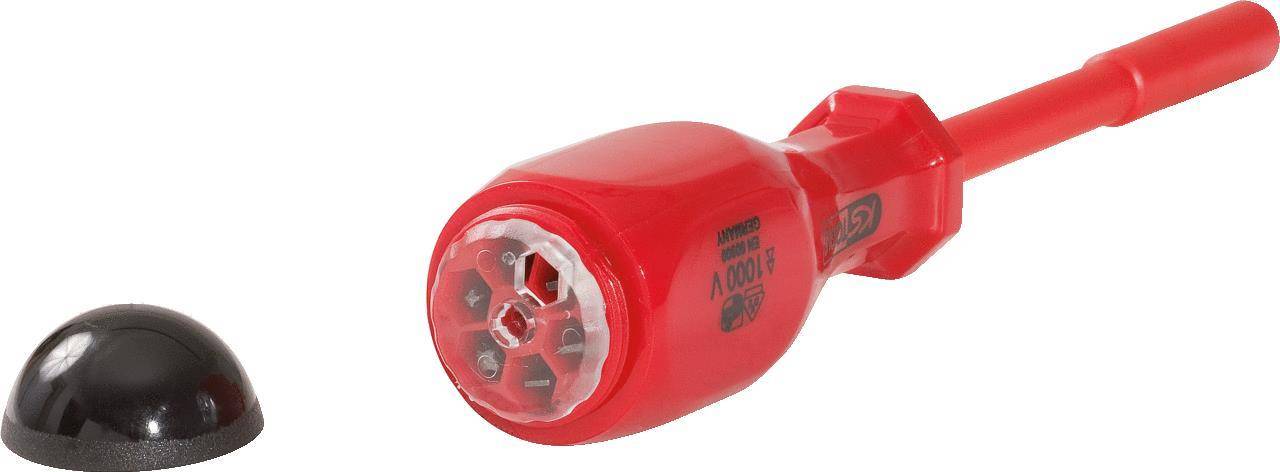 KS TOOLS 1/4'' Isolierter Bit-Schraubendreher mit Magazin (117.1625)