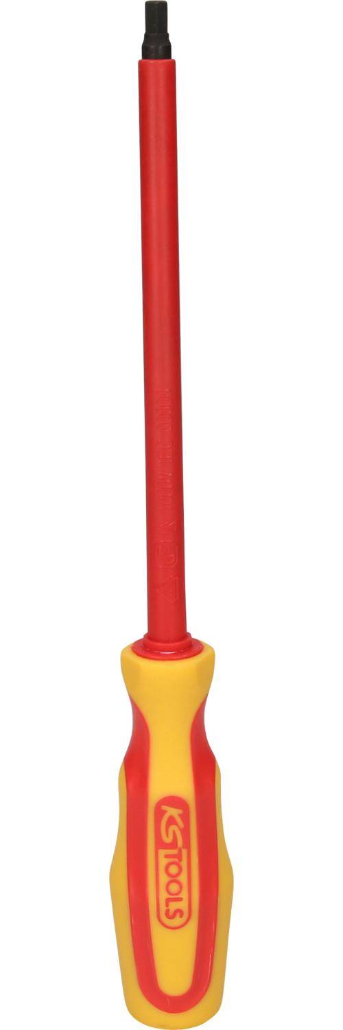 KS TOOLS Innensechskant-Schraubendreher mit Schutzisolierung, 6mm