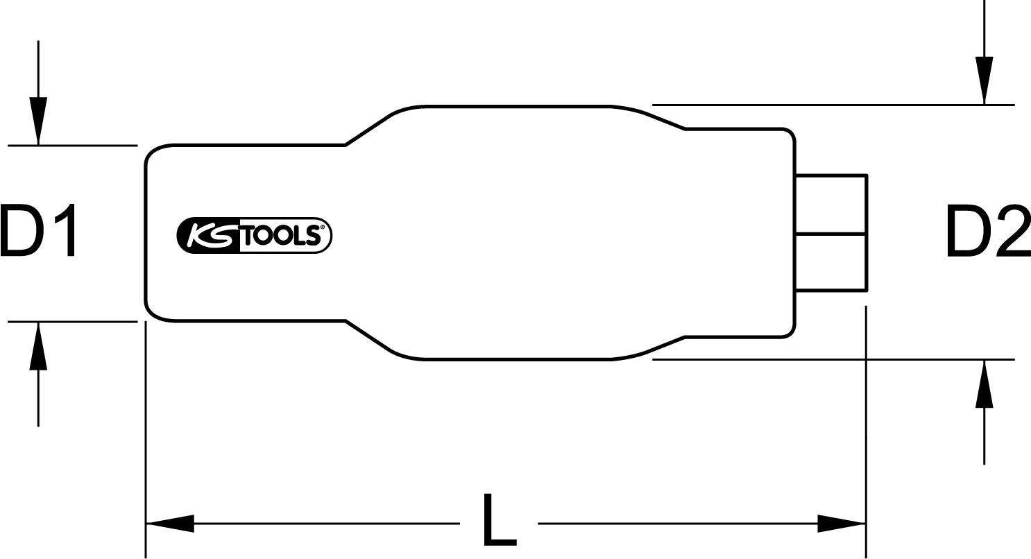 KS TOOLS 3/8'' Isolierter Drehmomentbegrenzer, 18Nm (117.3803)