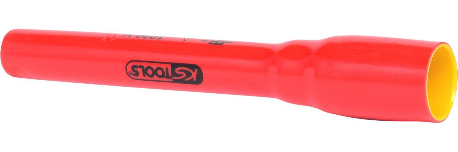 KS TOOLS 3/8" Bithalter mit Schutzisolierung, 125mm