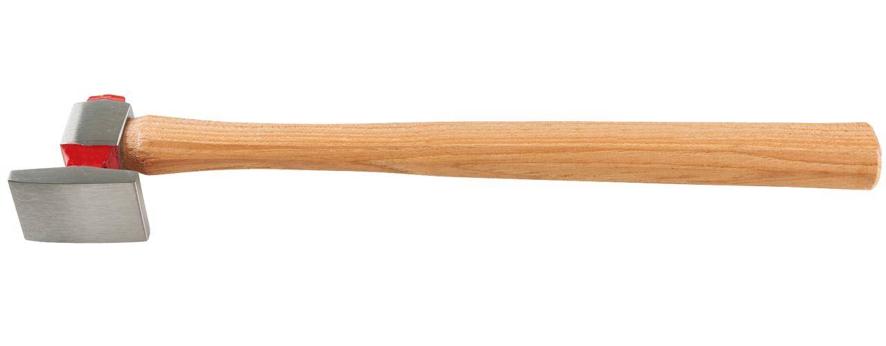 KS TOOLS Karosserie-Standard-Hammer, leicht gewölbt, 30x45mm