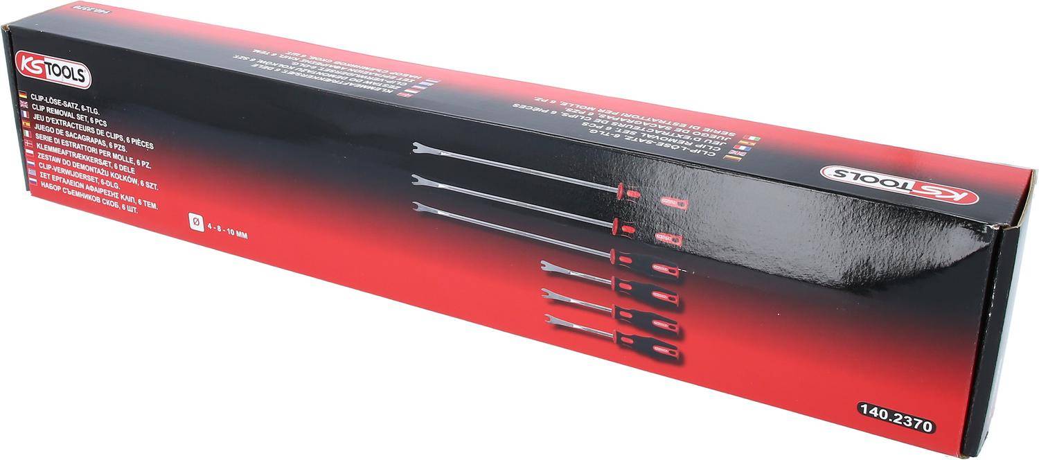 KS TOOLS Clip-Löse-Satz,6-tlg