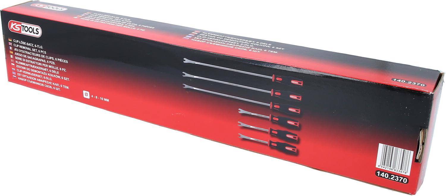 KS TOOLS Clip-Löse-Satz,6-tlg