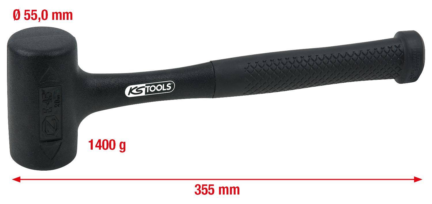 KS TOOLS Rckschlagfreier Schonhammer, 1050g