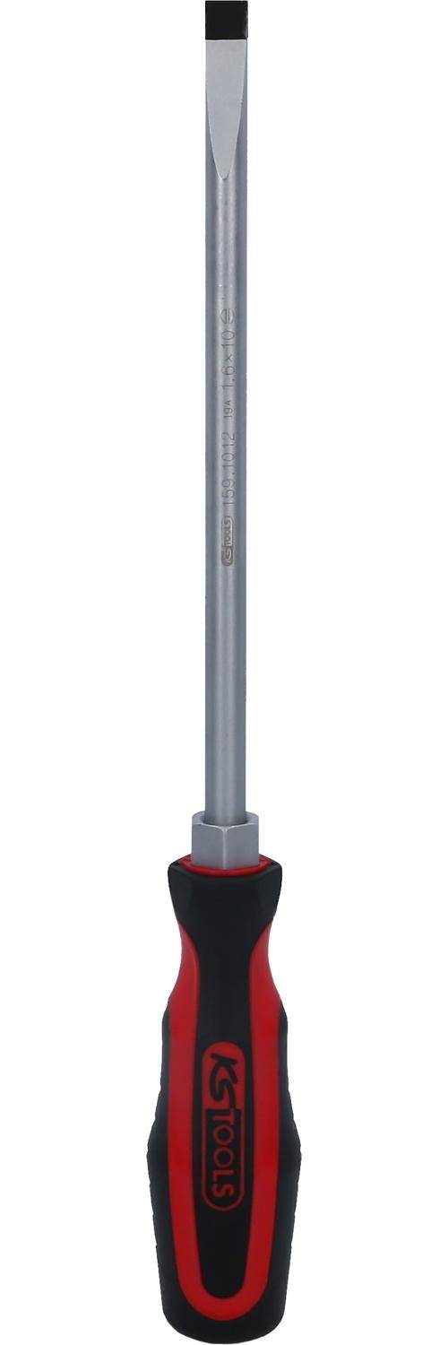 KS TOOLS ERGOTORQUEplus Schlitz-Schraubendreher, 10mm, 315mm lang