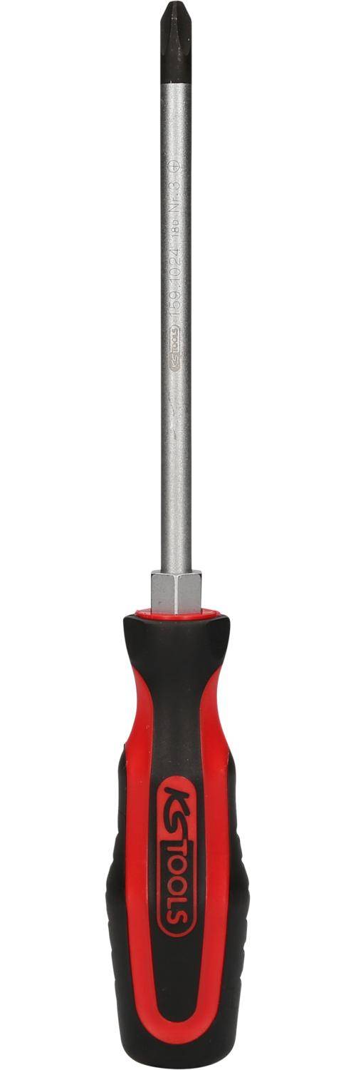 KS TOOLS ERGOTORQUEplus Schraubendreher, PH3, 265mm