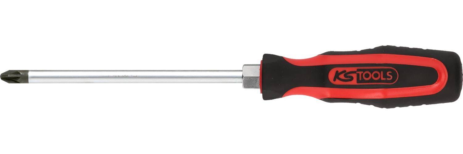 KS TOOLS ERGOTORQUEplus Schraubendreher, PZ2, 305mm