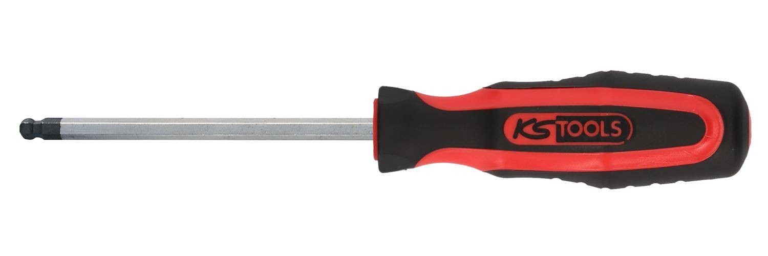 KS TOOLS ERGOTORQUEplus Schraubendreher Innensechskant mit Kugelkopf,