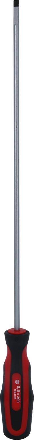 KS TOOLS ERGOTORQUEplus Schlitz-Schraubendreher, 5,5mm, 405mm lang (159.1107)