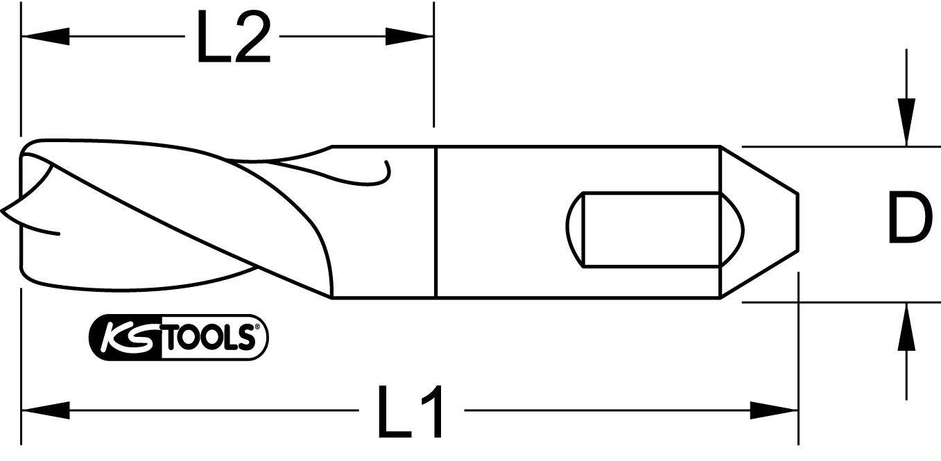 HSSE Schweißpunkt-Bohrer, 8mm