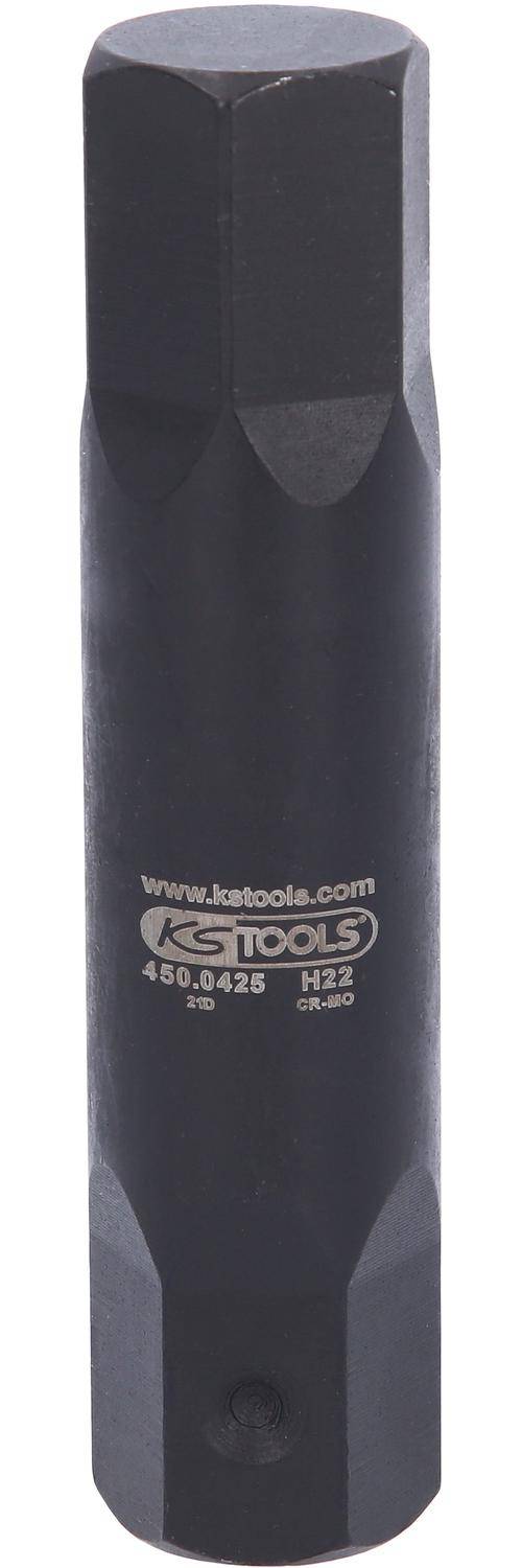 KS TOOLS Kraft-Biteinsatz fr Innensechskant-Schrauben L=107mm, 22mm