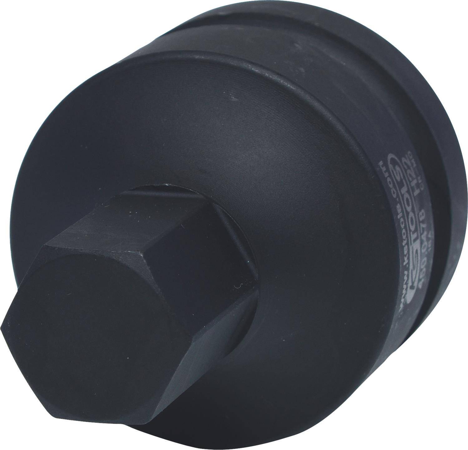 KS TOOLS 2,50cm (1'') Kraft-Bit-Stecknuss Innensechskant, kurz, 22 mm (450.0478)
