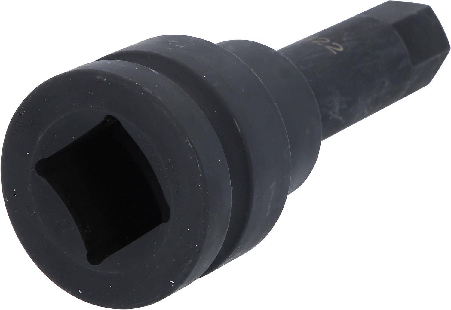 KS TOOLS 1" Kraft-Bit-Stecknuss Innensechskant, lang, 22mm