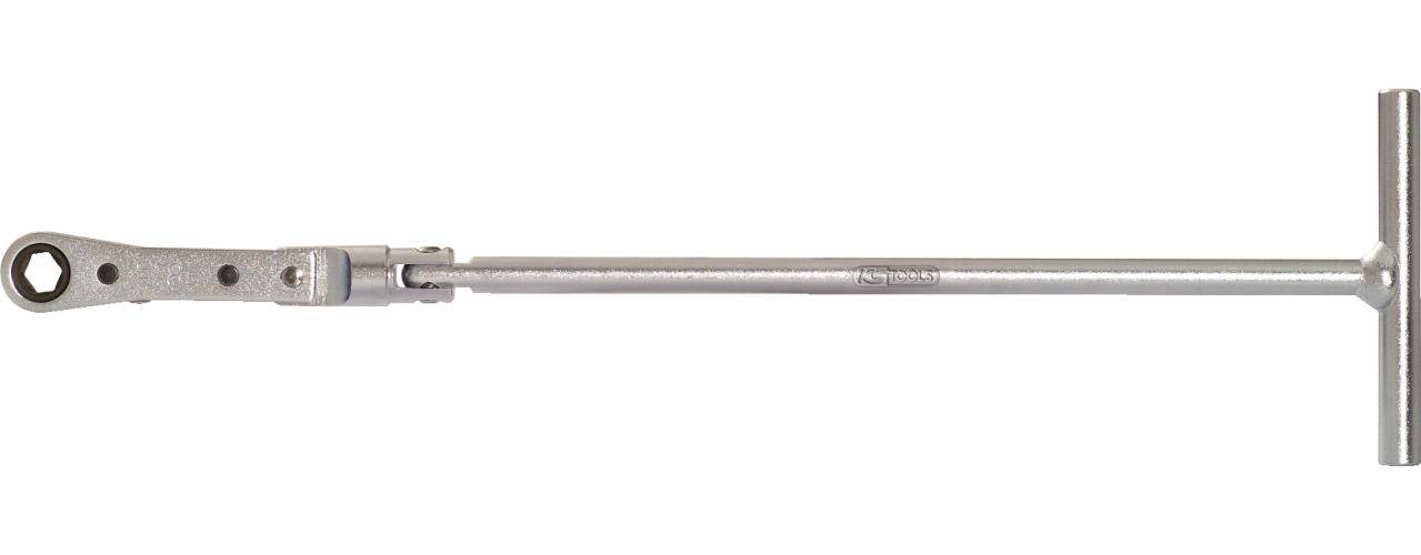 KS TOOLS Glühkerzen-T-Griff-Ringratschen-Hubknarre, 8mm