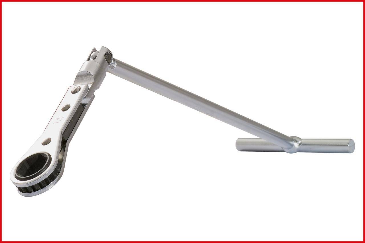 KS TOOLS Glühkerzen-T-Griff-Ringratschen-Hubknarre, 12mm