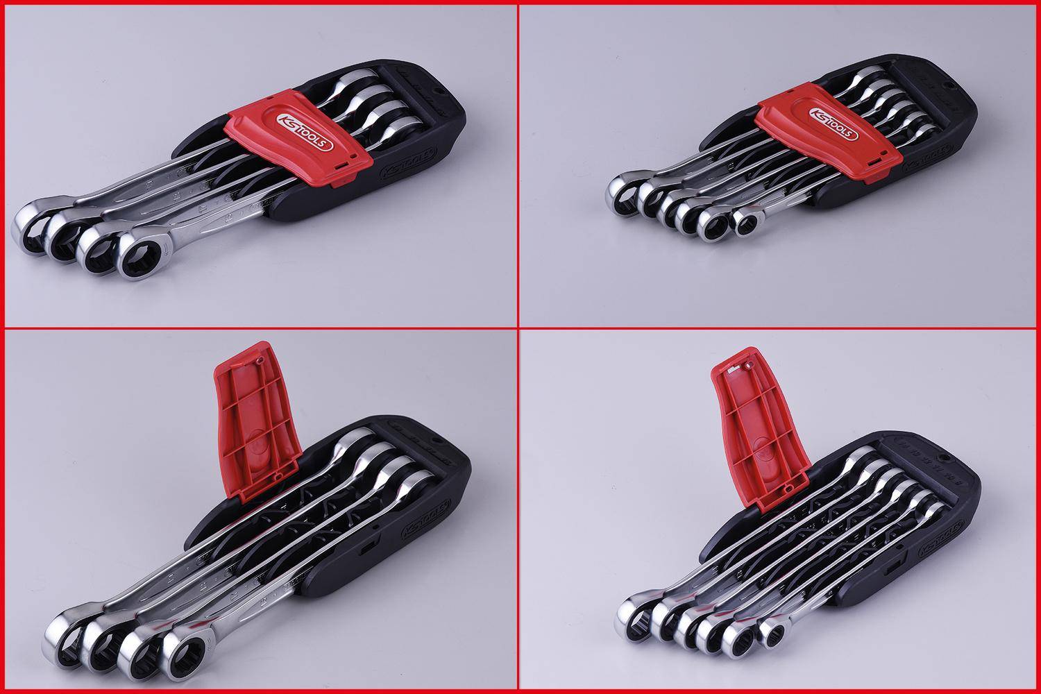 KS TOOLS GEARplus Ratschenringmaulschlssel-Satz, 10-tlg