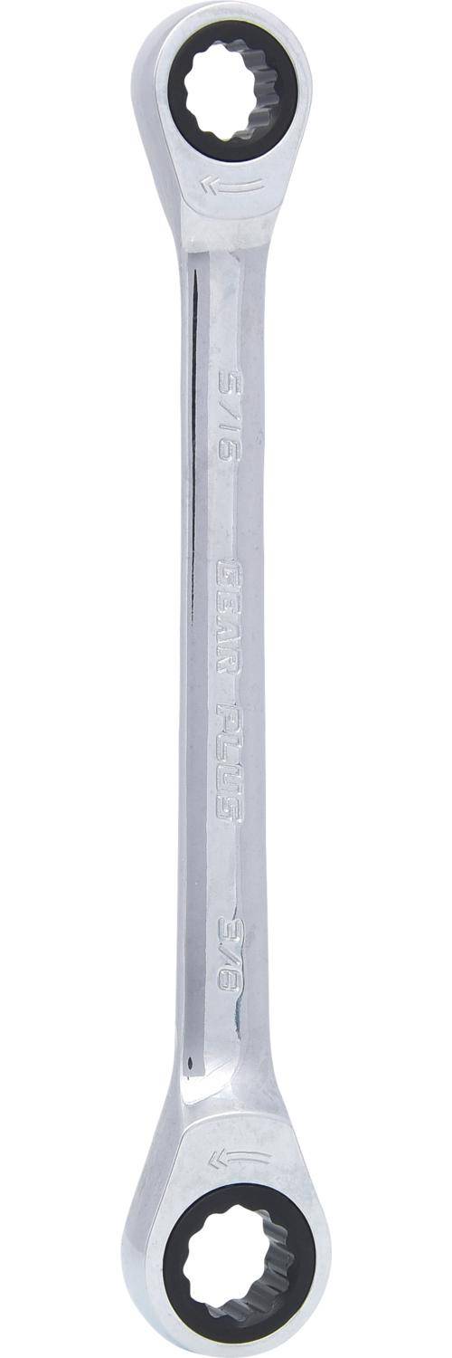 KS TOOLS GEARplus Doppel-Ratschenringschlssel, 5/16"x3/8"