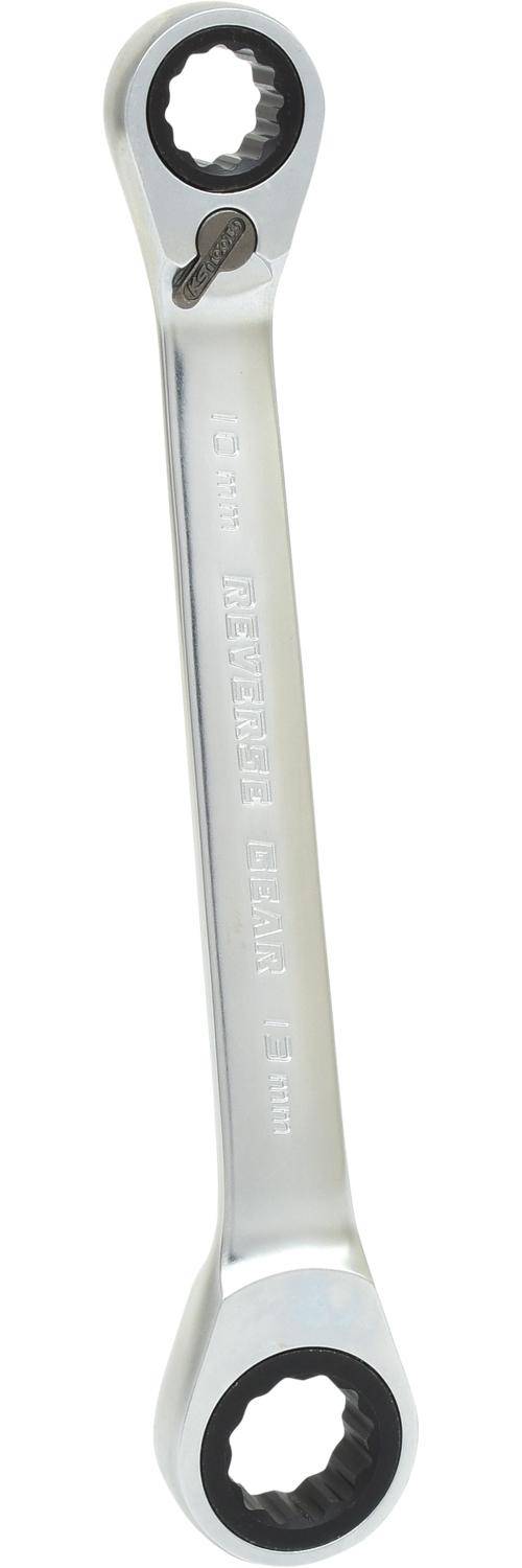KS TOOLS GEARplus Doppel-Ratschenringschlssel umschaltbar 10x13mm