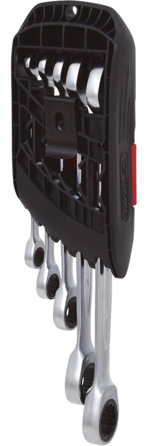 KS TOOLS GEARplus Ratschenringmaulschlssel-Satz, umschaltbar, 5-tlg
