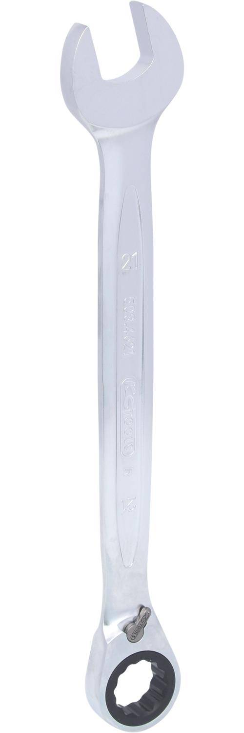 KS TOOLS GEARplus Ratschenringmaulschlssel,umschaltbar,21mm