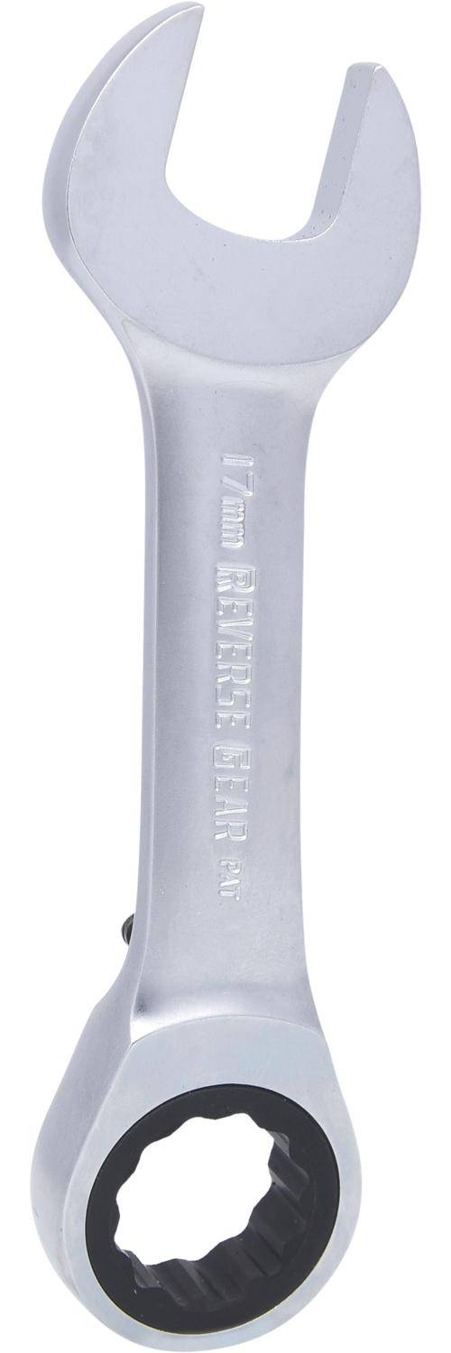 KS TOOLS GEARplus Ratschenringmaulschlüssel, kurz, 17mm