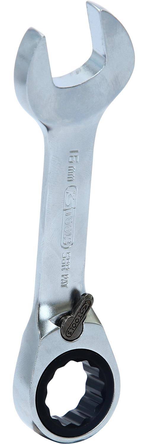 KS TOOLS GEARplus Ratschenringmaulschlüssel, kurz, 16mm