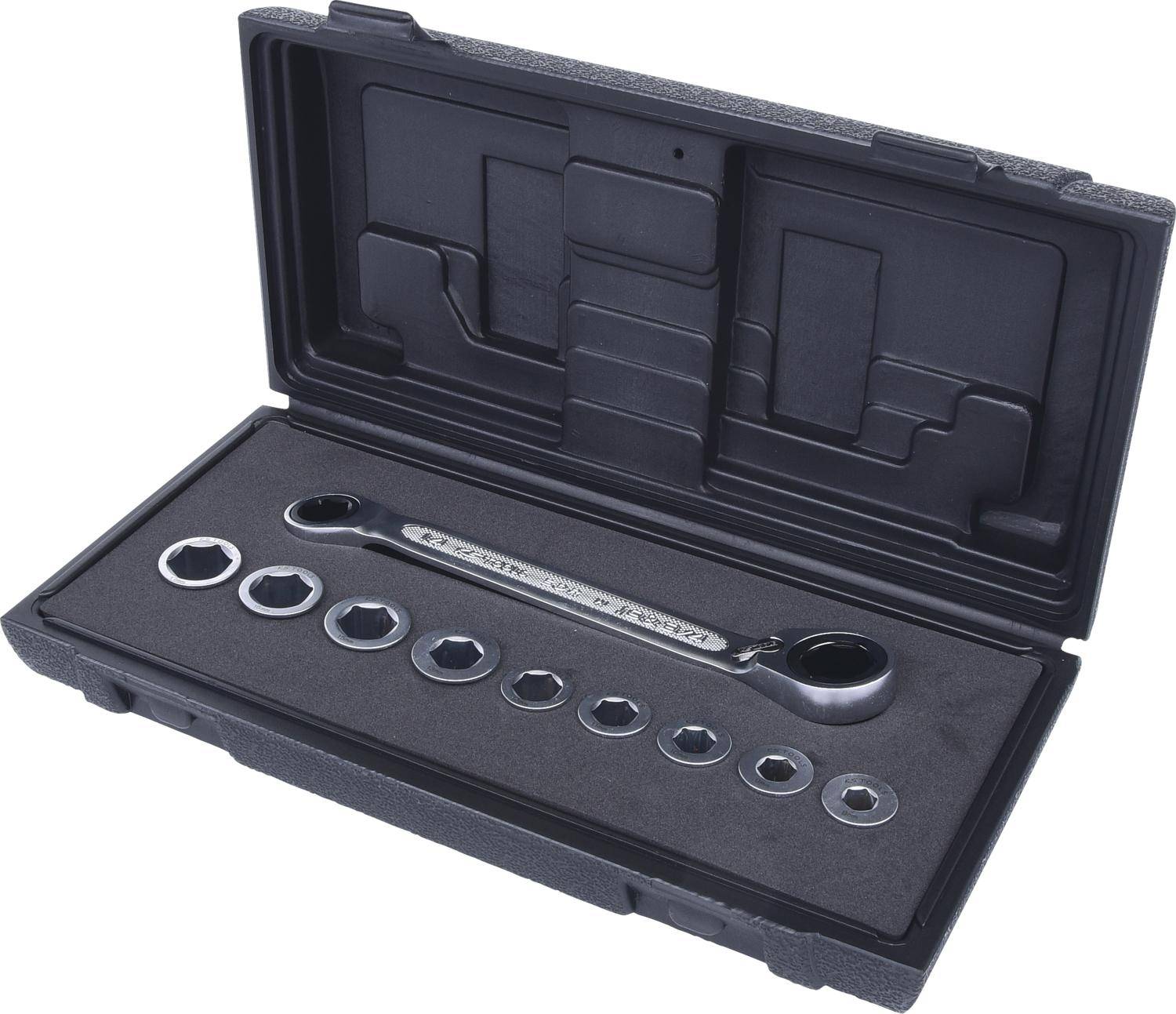 KS TOOLS GEARplus Doppel-Ratschenringschlssel-Satz umschaltbar 10-tlg
