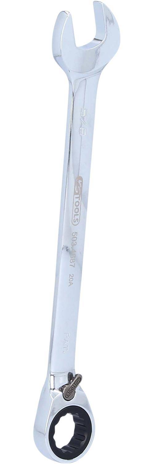 KS TOOLS GEARplus Ratschenringmaulschlssel,umschaltbar,5/8"