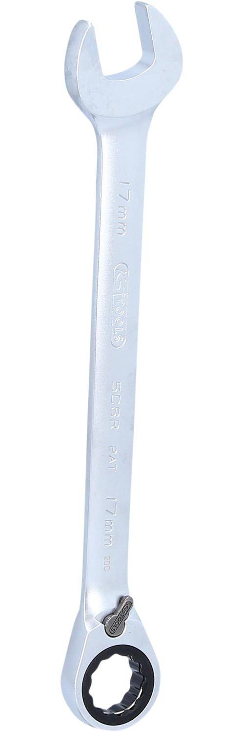 KS TOOLS GEARplus RINGSTOP-Ratschenringmaulschlssel, 17mm