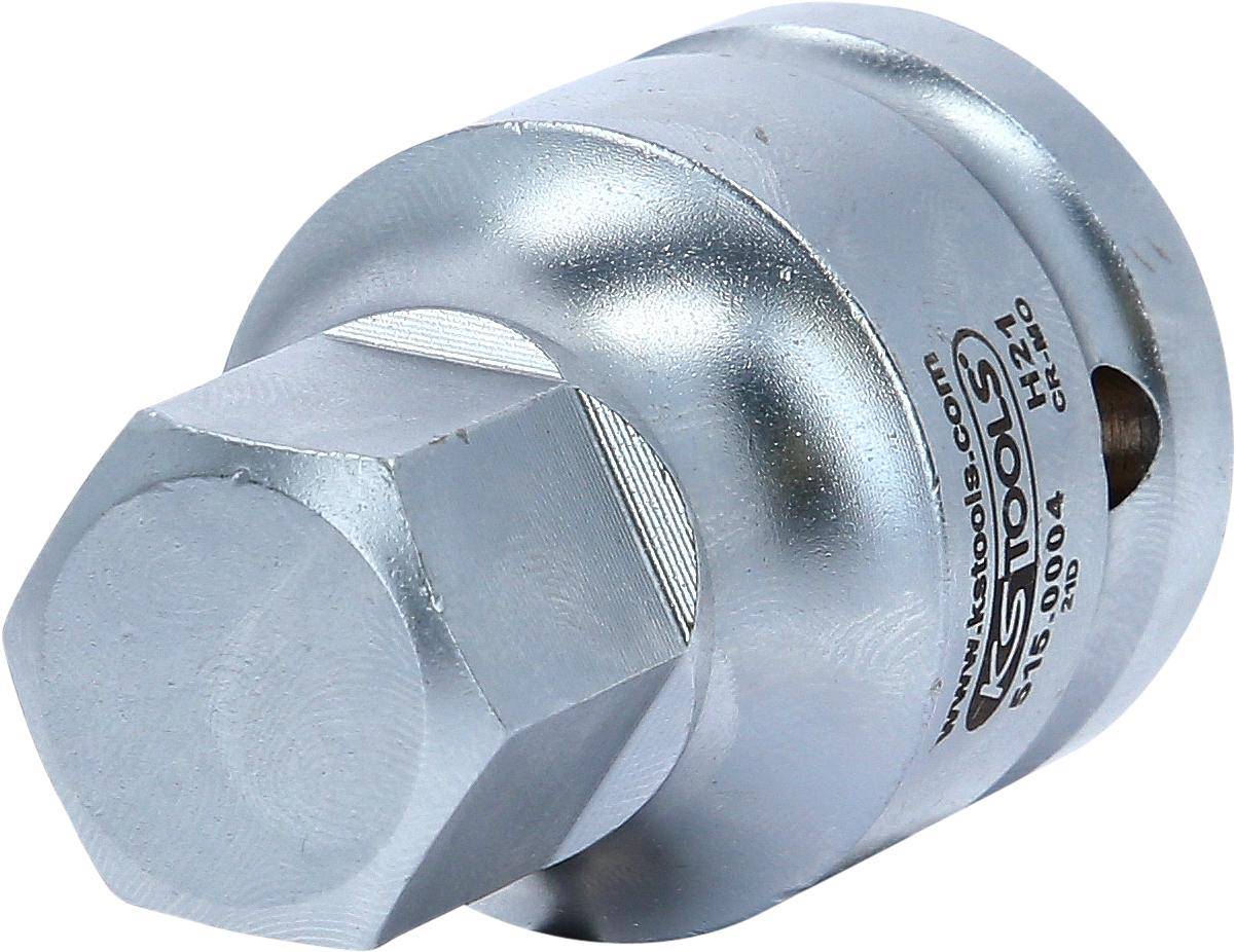 KS TOOLS 3/4" Kraft-Bit-Stecknuss Innensechskant kurz, 21mm